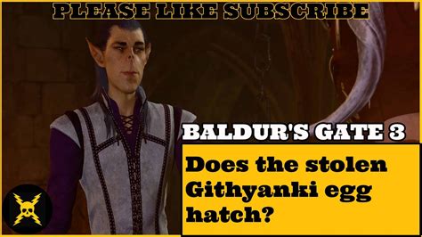 Baldurs Gate 3 Hatch Githyanki Egg