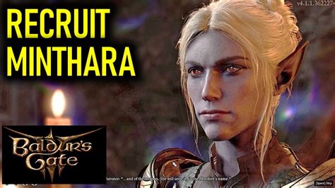 Baldurs Gate 3 Recruit Minthara
