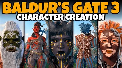 Baldurs Gate 3 Custom Character Designs Ideas Bg3