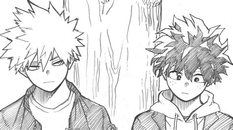 Hero Academia Bakugo Deku Secret Manga