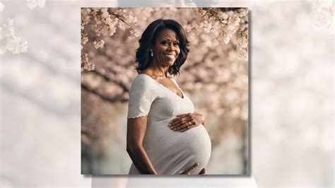 Michelle Obama Pregnant Pictures