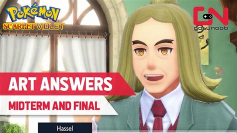 Art Class Midterm Finals Answer Pokemon Scarlet Violet