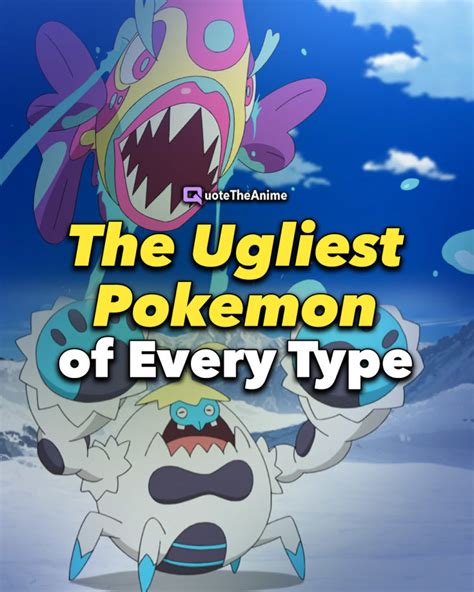 Ugliest Pokemon Every Type Ranked