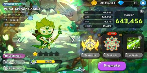 Cookie Run Kingdom Best Toppings Beascuits Wind Archer Cookie