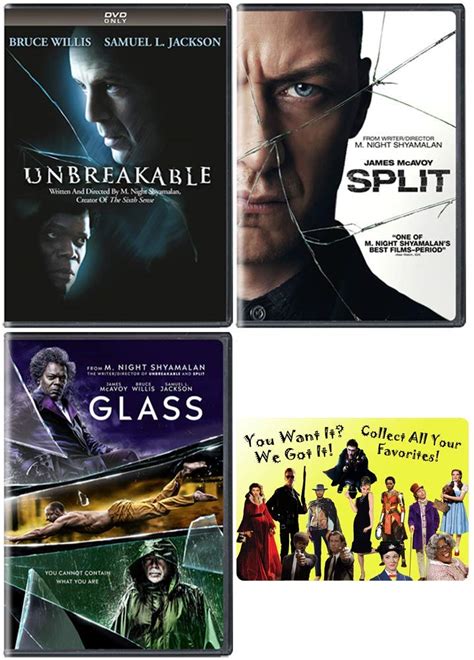 Unbreakable Trilogy Split Glass Viewing Order