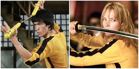 Bruce Lee Yellow Jumpsuit Game Death Iconic