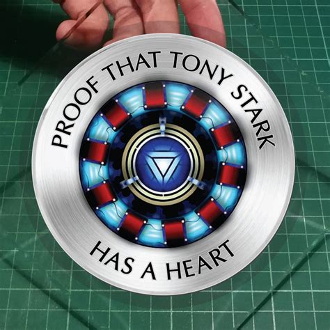 Iron Man Tony Stark Proof Heart Marvel