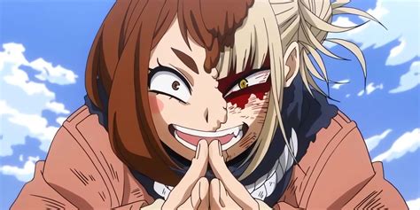 Mha Hero Academia Toga Ochako Scene Face Transformation Heartbreaking