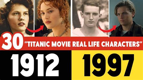 Titanic Movie Real Life Characters Actors True Story