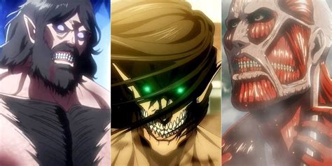 Attack Titan Every Shifter Colossal Armored Beast Jaw
