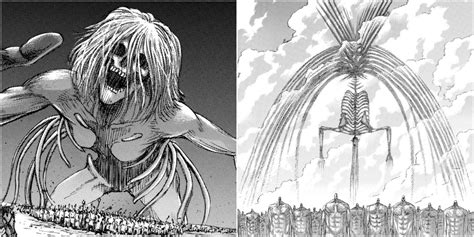 Attack Titan Eren Founding Titan Transformation Ymir Explained