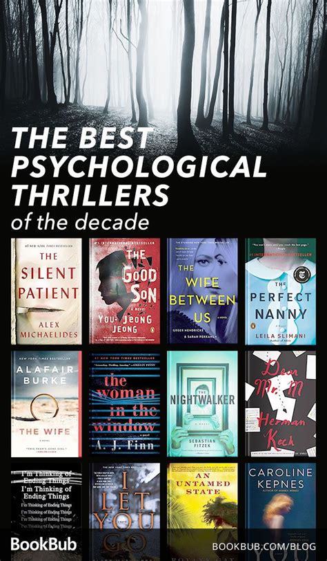 Best Psychological Thrillers Past Decade List