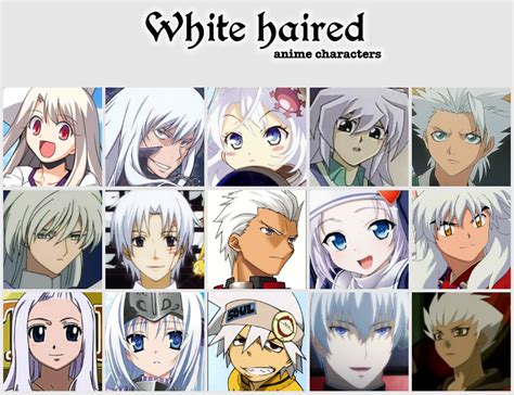 Best Anime Characters White Hair List