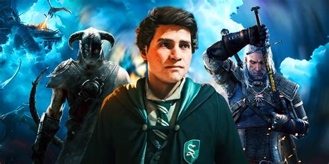 Best Games Like Hogwarts Legacy Skyrim Witcher 3