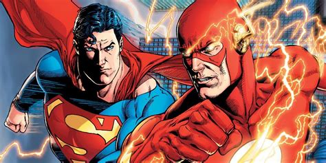 Flash Superman Comic Race Faster