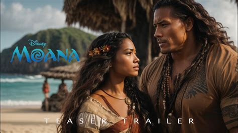 Moana Movie Live Action Dwanye Johnson Zendaya Art