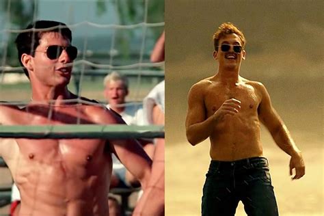 Top Gun Maverick Volleyball Football Beach Scenes Compared