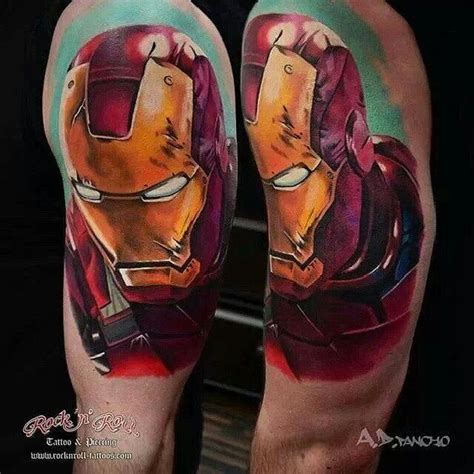 Marvel Iron Man Incredible Tattoos