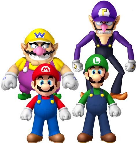 Mario Luigi Wario Waluigi Related Family Tree Brothers
