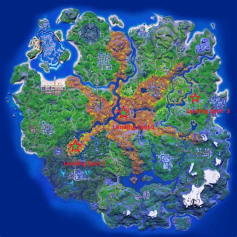 Fortnite Chapter 6 Season 2 Best Landing Spots Locations