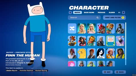 Fortnite Adventure Time Skins