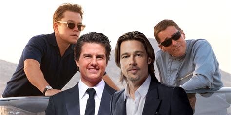 Ford V Ferrari Movie Original Cast Brad Pitt Tom Cruise