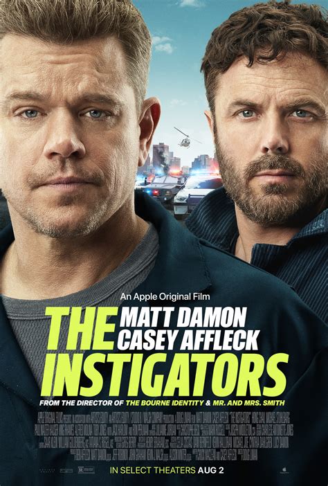The Instigators Movie Cast Characters