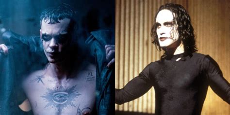 The Crow Bill Skarsgard Brandon Lee Appearance Differences
