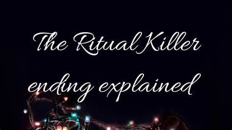 The Ritual Killer Ending Explained