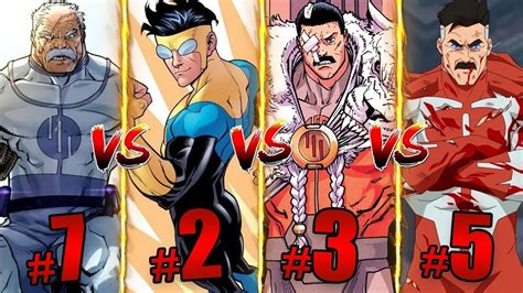Invincible Viltrumite Strongest Most Powerful Ranked