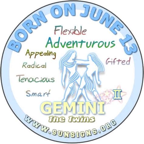 13th June Zodiac Sign Unveiling The Secrets Of The June 13th Zodiac Are You A Gemini Or A
