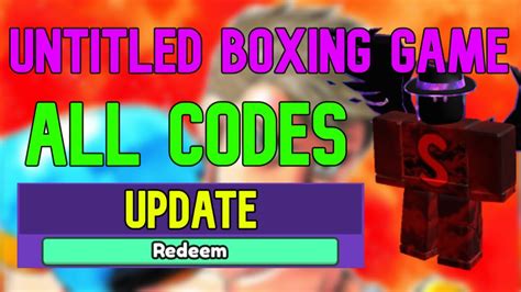 Roblox All Active Untitled Boxing Game Codes