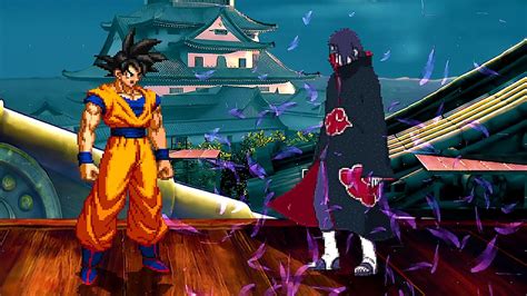 Naruto Beat Goku Fight Itachi Dragon Ball Winner