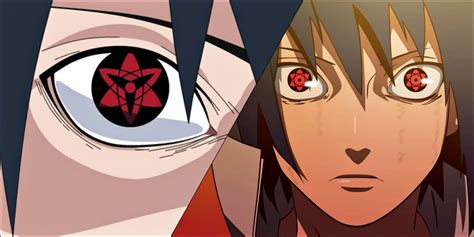 Naruto Mangekyo Sharingan Sasuke Sarada Difference Theory
