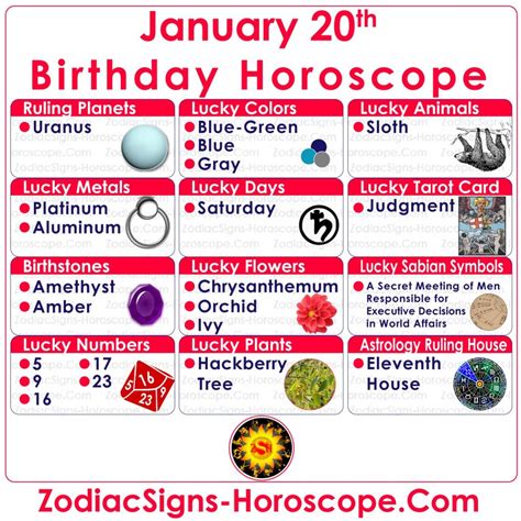 Jan 10 Zodiac People Born On January 20 Zodiac Sign Personality Love Career And