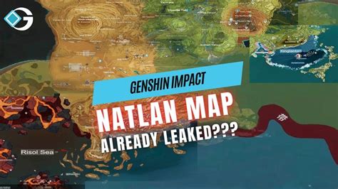 Genshin Impact Leaks Natlan Complete Map Size
