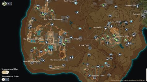Genshin Impact Sumeru Underground Interactive Map Hoyolab