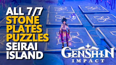Genshin Impact Plate Puzzle Solution Seirai Island Guide