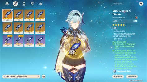 Genshin Impact Eula Best Character Builds Weapons Artifacts