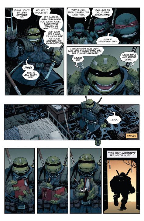 Tmnt Last Ronin Michelangelo Final Turtle Comics