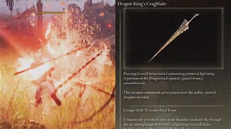 Elden Ring Dragon Kings Cragblade Location Unlock Guide