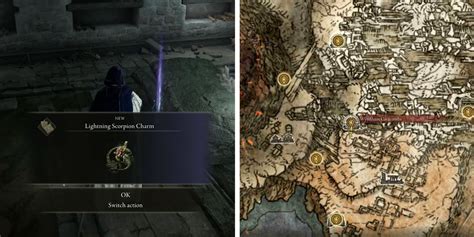 Elden Ring Lightning Scorpion Charm Location Guide