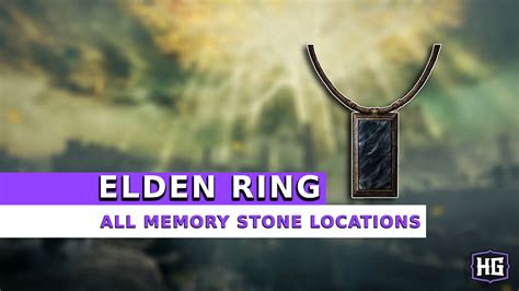 Elden Ring All Memory Stone Locations Guide