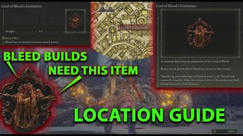 Elden Ring Lord Blood Exultation Location Guide