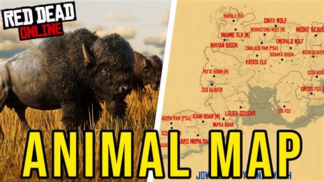 Red Dead Online Legendary Animals All Spawn Locations