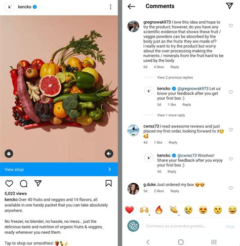 Instagram Comments