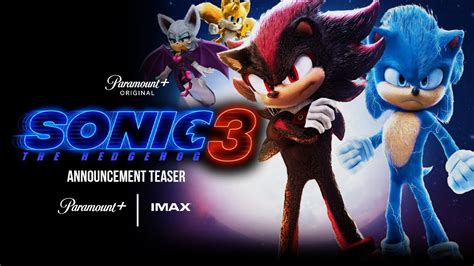 Sonic The Hedgehog 3 Movie Streaming Paramount Plus Release Date