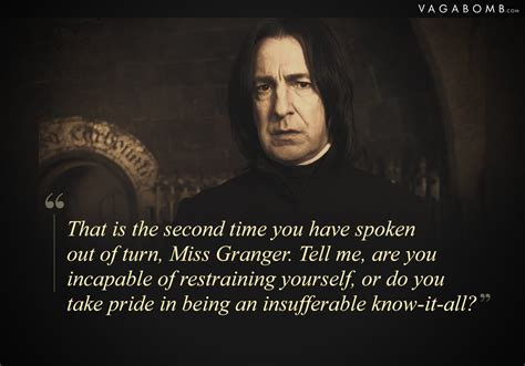 Harry Potter Best Severus Snape Quotes