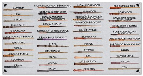 Harry Potter Wand Wood Core Type Meaning