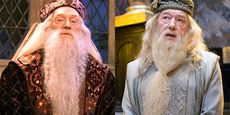 Harry Potter Dumbledore Recast Richard Harris Michael Gambon